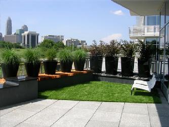 artificial turf rooftop grass